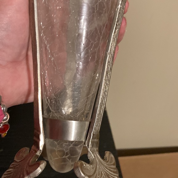 RARE Vintage/antique crackle glass vase in - Picture 5 of 12